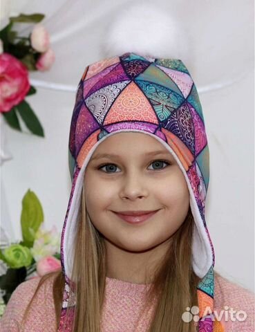 Шапка зимняя/демисез на девочку Olliri 50-52