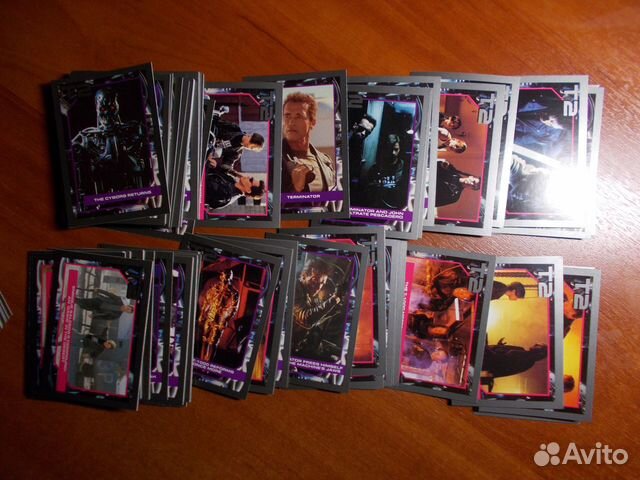 Коллекционые карточки Терминатор 2 в ассортименте