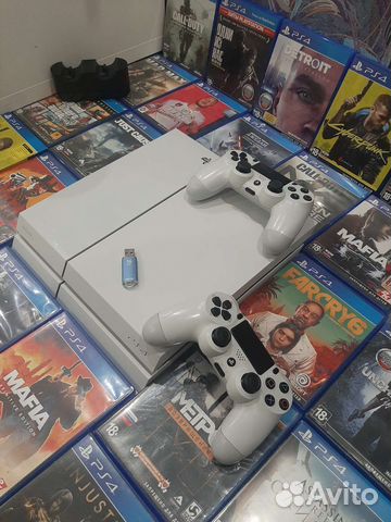 Sony PS4 прошитая + бесплатно 5000 игр