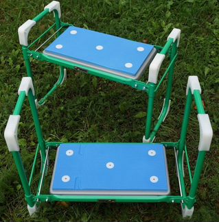 Скамейка перевёртыш садовая под колени,сидение