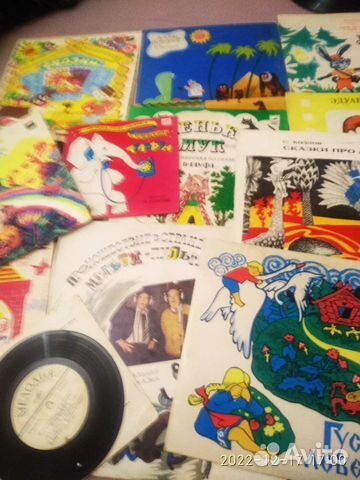 Виниловые пластинки сказки детские