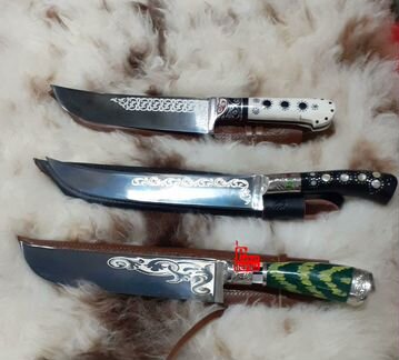 Узбекский нож - Пчак. Белый цветок