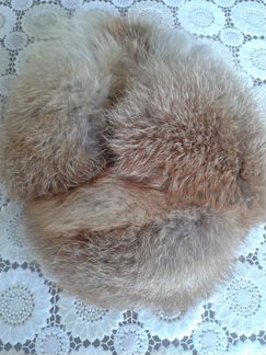 Шапка ушанка из лисы