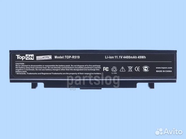 Аккумулятор TOP-R519 для Samsung 11.1V 4400mAh 49W