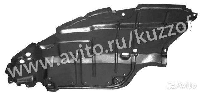 Защита двигателя под бампер Toyota Camry 40