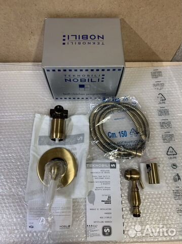Гигиенический душ Nobili Uniko бронза Италия