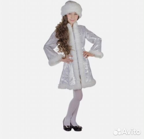 Костюм снегурочки 5-7лет