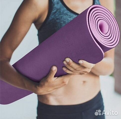 Коврик для йоги фитнеса пилатеса