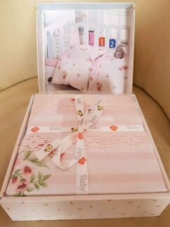 Комплект постельного белья для малышки, новый