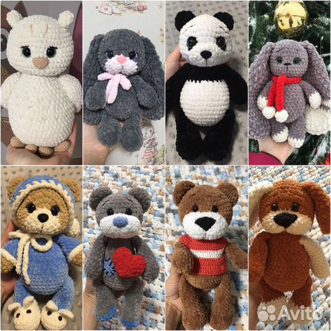 Игрушки вязаные крючком