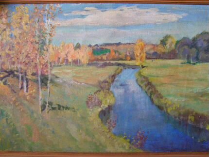 Картина маслом на холсте пейзаж