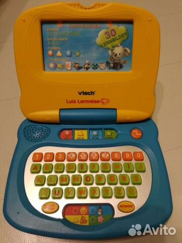 Детский карточный Компьютер на немецком языке