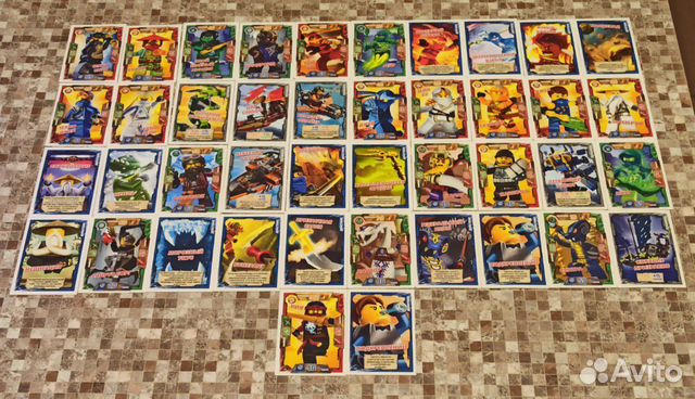 Карточки lego ninjago