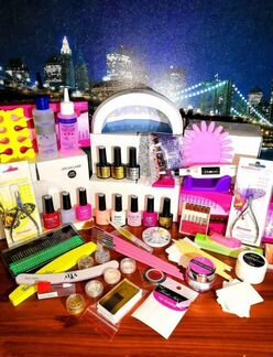 Набор для шеллака наращивания аппаратного маникюра