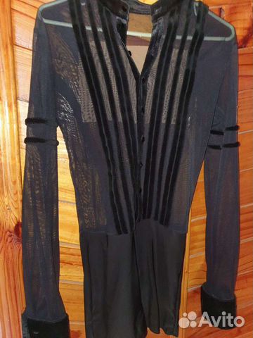 Рубашка-боди для бально-спортивных танцев