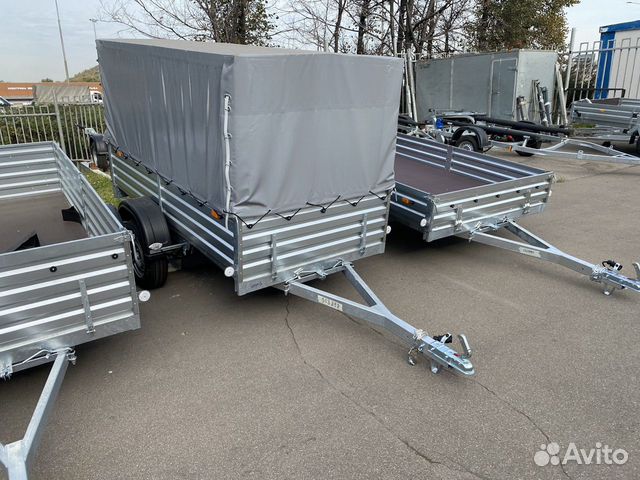 Прицеп мзса с высоким бортом. Тент в комплекте
