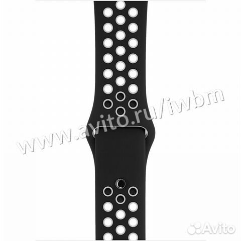 Ремешок Nike Style Apple Watch 38/40/41 Черн/Белый