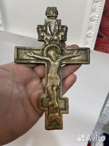 Старинный крест распятие