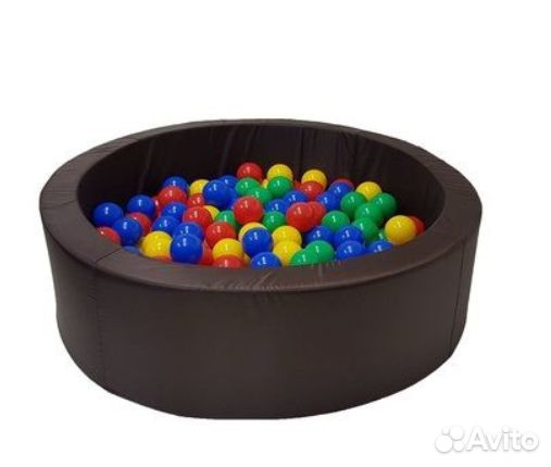 Детский сухой бассейн круглый черный купить в Нижнем Новгороде | Хобби ...