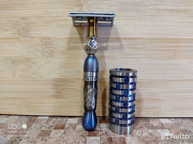 Титановая ручка для бритвенного станка 