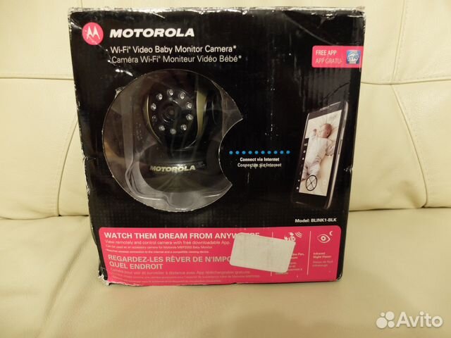 Videonyanya Wi Fi Baby Camera Motorola Blink1 Kupit V Omske Bytovaya Elektronika Avito