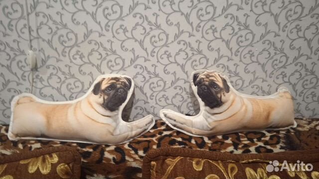 Мопс подушки
