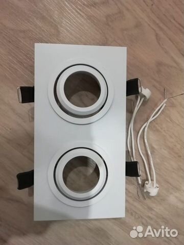 Светильник потолочный двойной новый