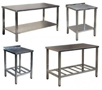 Стол нейтральный, промышленный, нержавейка 60х60