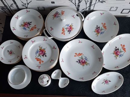 Сервиз столовый Чехословакия