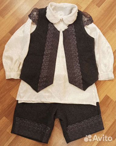 Школьный костюм шорты, жилет, для девочки