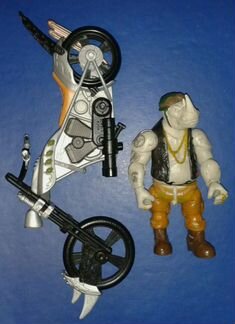 Рокстеди с мотоциклом из черепашек ниндзя