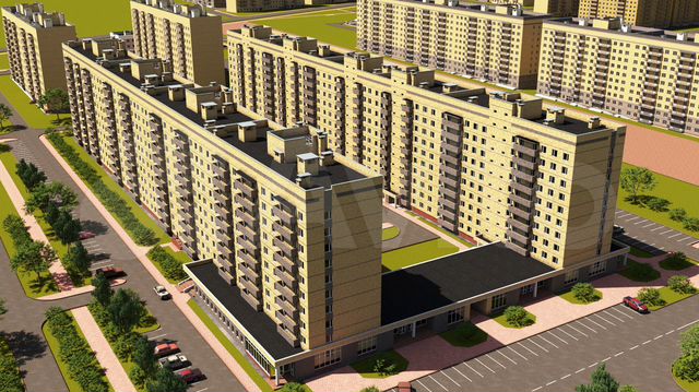 2-к. квартира, 57 м², 8/10 эт.