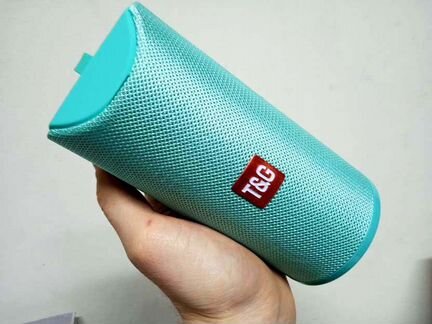 Портативная Колонка Бирюзовая с Bluetooth и Радио
