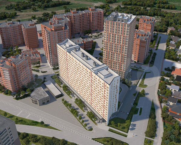 2-к. квартира, 53,6 м², 3/15 эт.