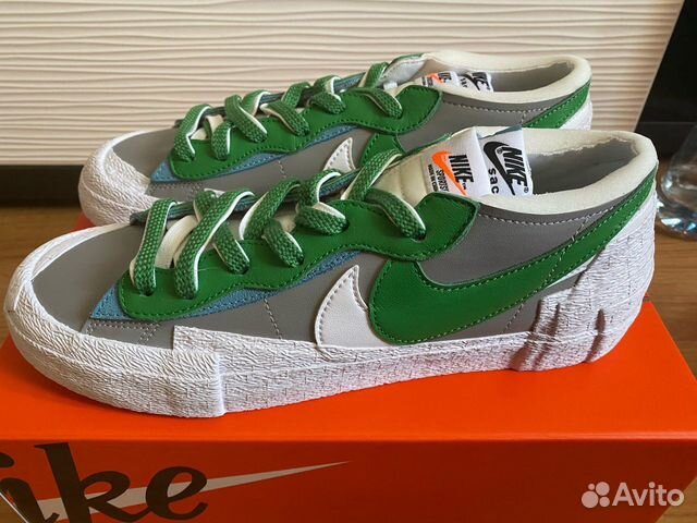 green blazer low