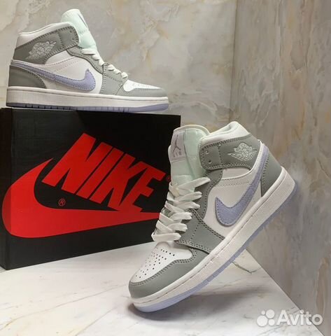 Nike AIR jordan 1 MID wolf grey alluminum