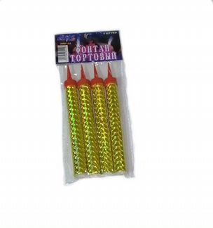 Свечи фонтаны для торта