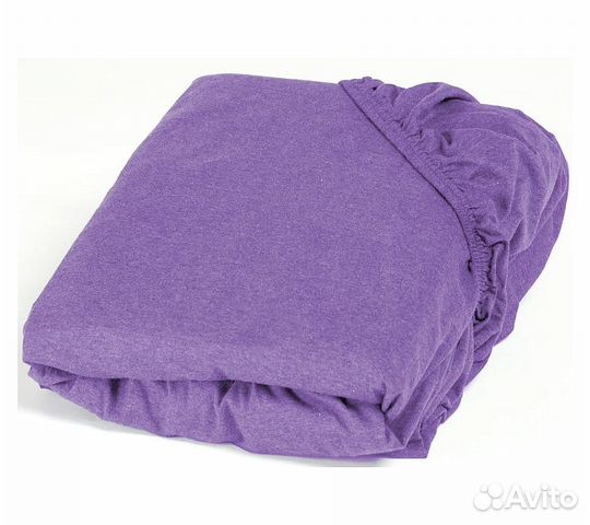 Простынь GoodNight Трикотаж 200х200х20 Лаванда на