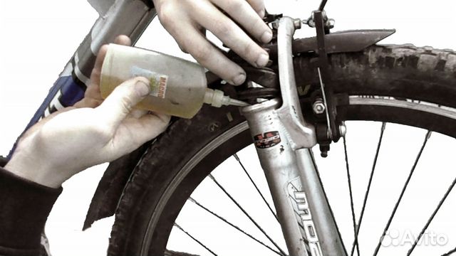 Вело вилка zoom масло пружина