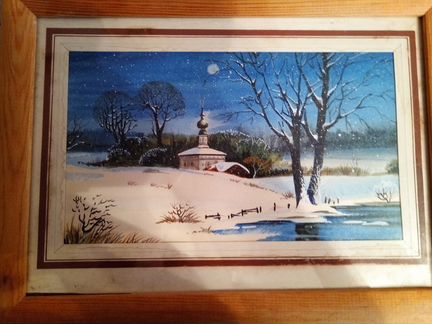 Картины и чеканки, картины из дерева