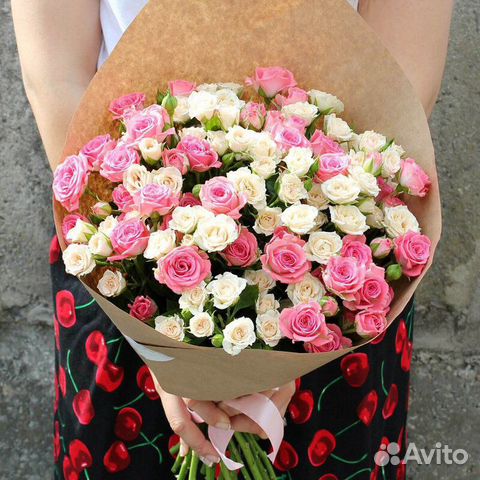 Роза кустовая 40 см