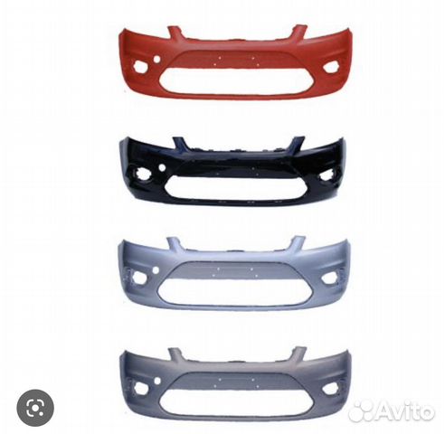 Передний бампер на ford focus 2 рестайлинг