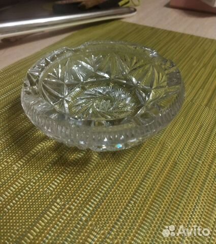 Хрустальная пепельница