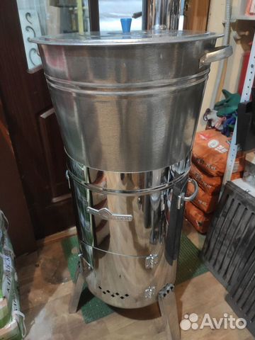 Печка — прачка нержавейка с баком 32 л