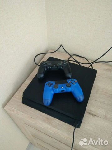 Sony PS4 slim 1tb + 2 джойстика