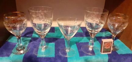 Фужер, рюмка, стопка хрусталь СССР