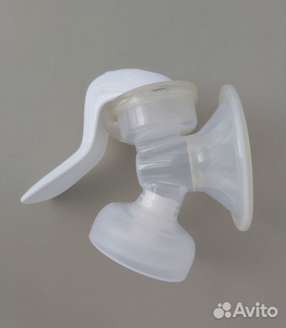 Молокоотсос avent ручной с бутылкой