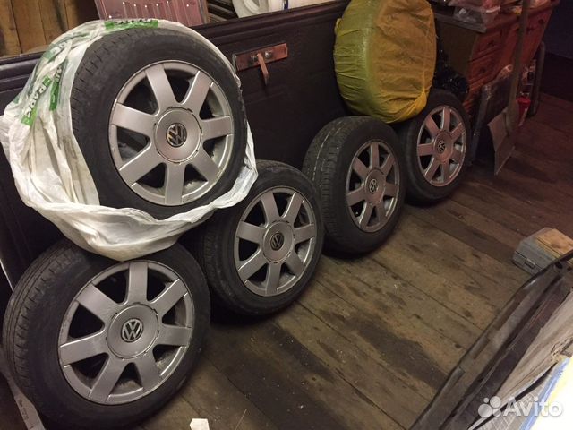 Литые диски r15 5x112 б/у родные немцы