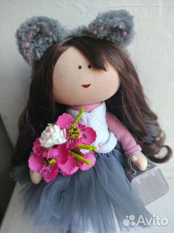 Текстильная интерьерная кукла