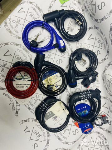 Противоугонные тросы, велосипедные замки